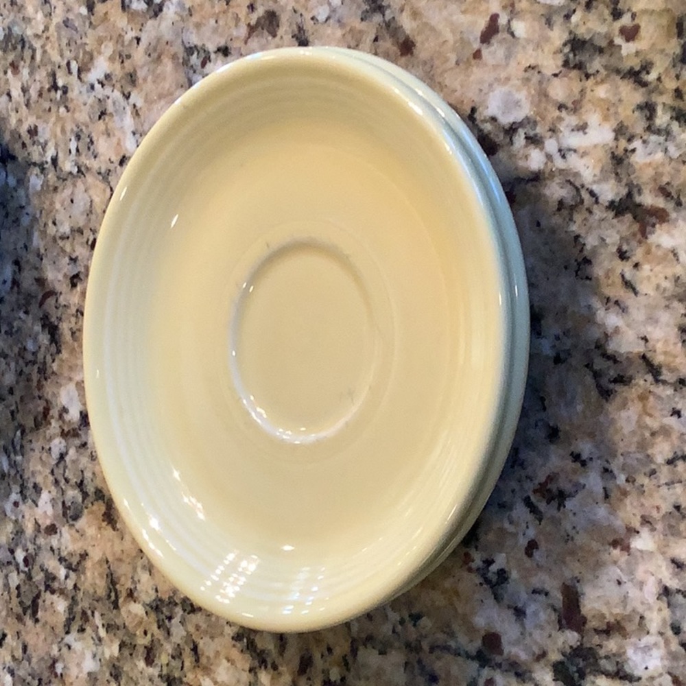 Fiestaware Yellow set of 2 saucers